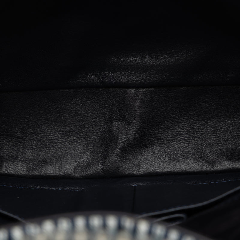 Medium Cotton Striped Double Flap - Image 5