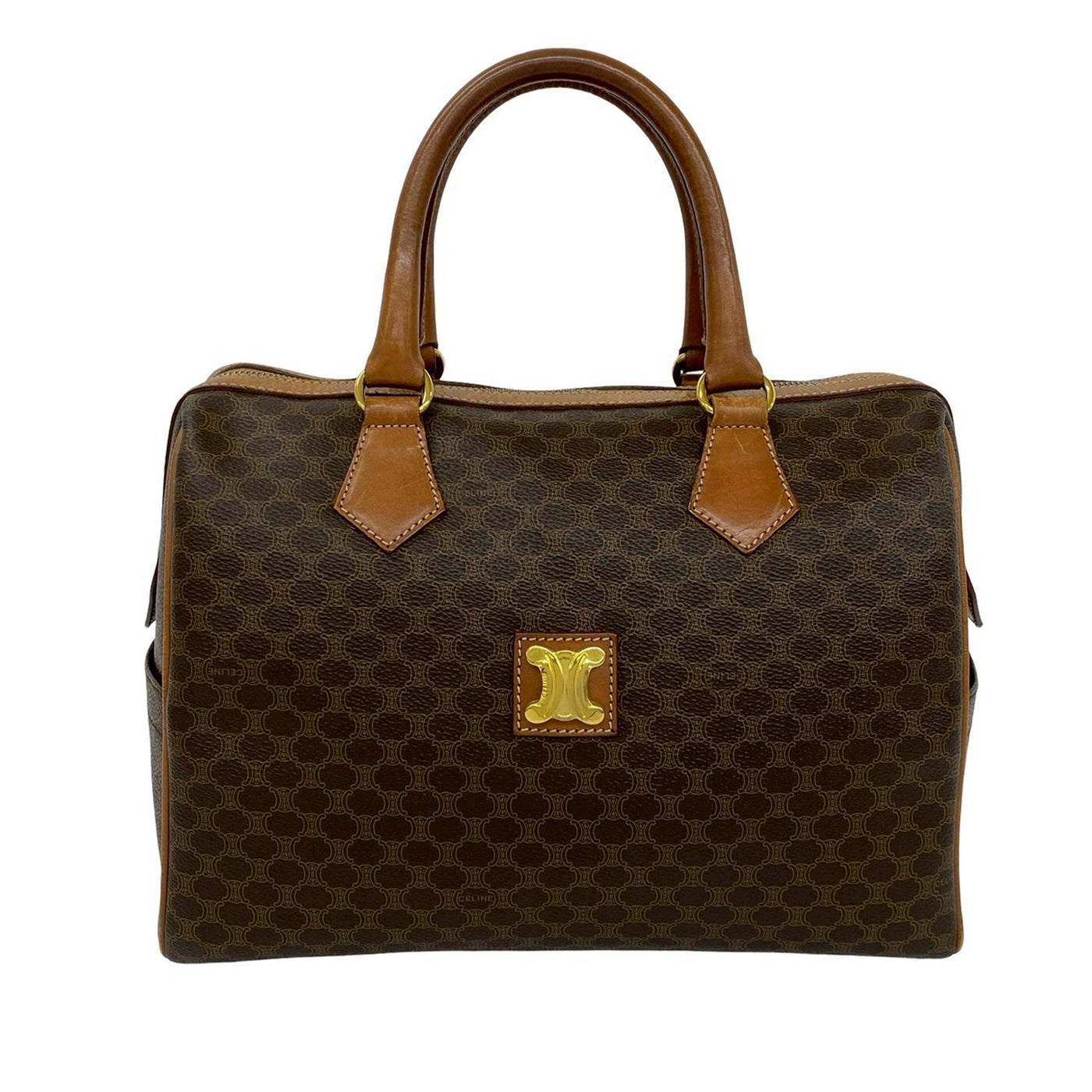 Macadam Coated Canvas Boston Bag - Image 1