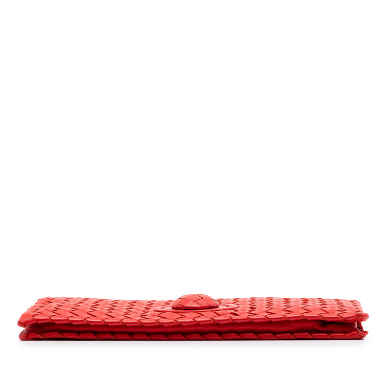 Nappa Intrecciato Turn Lock Clutch - Image 3