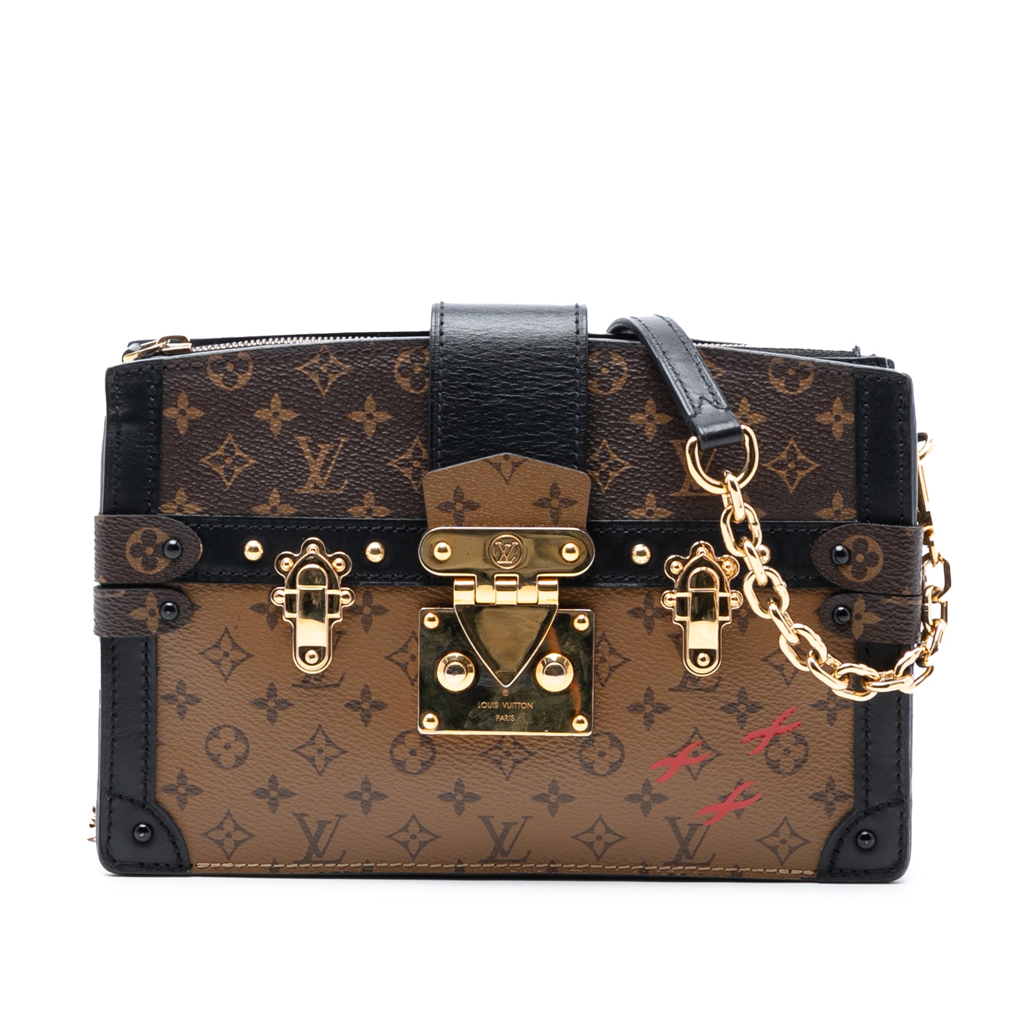 Monogram Reverse Trunk Clutch - Image 1