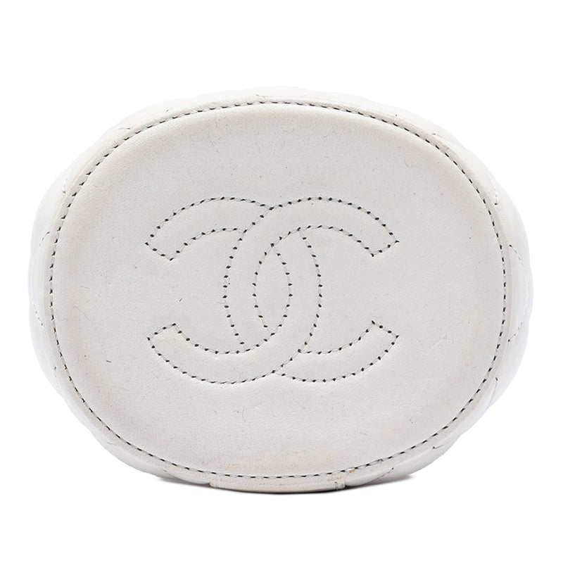 Small Quilted Lambskin Crown Box Bag - Image 3