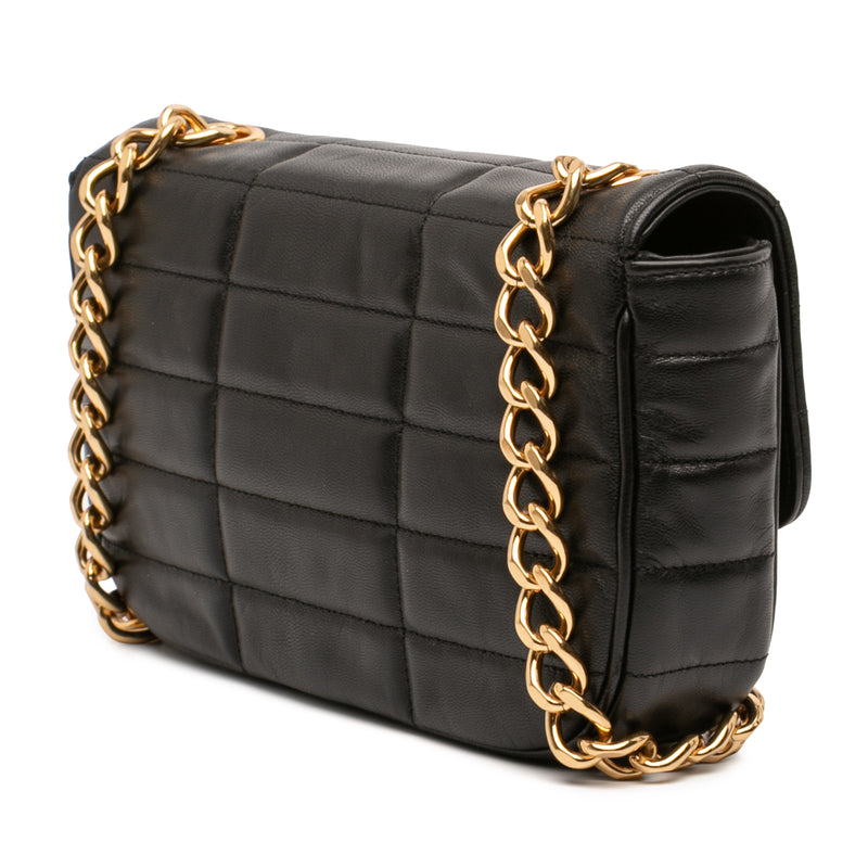 Matelasse Goatskin Monochrome Chain Shoulder Bag - Image 2
