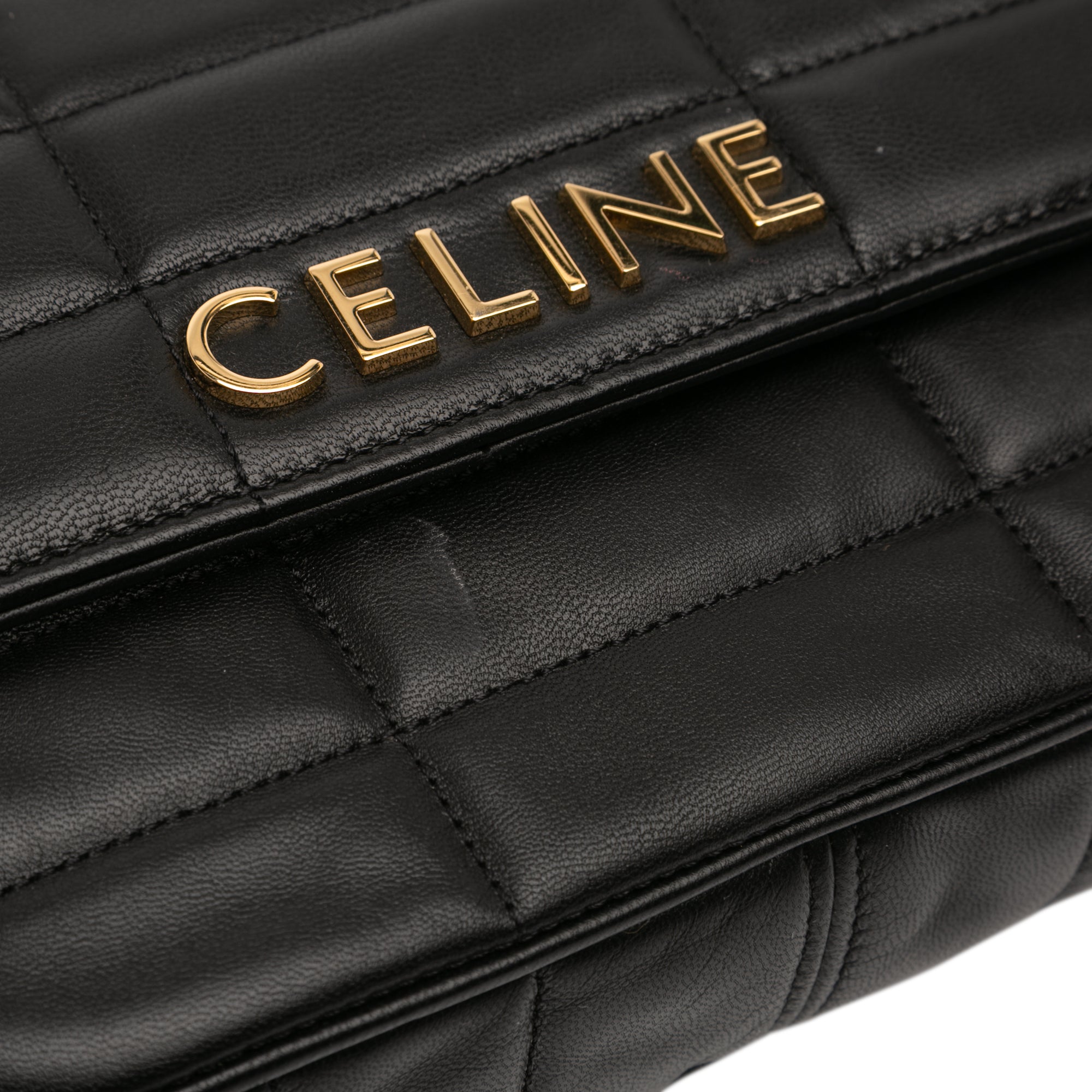 Matelasse Goatskin Monochrome Chain Shoulder Bag - Image 7