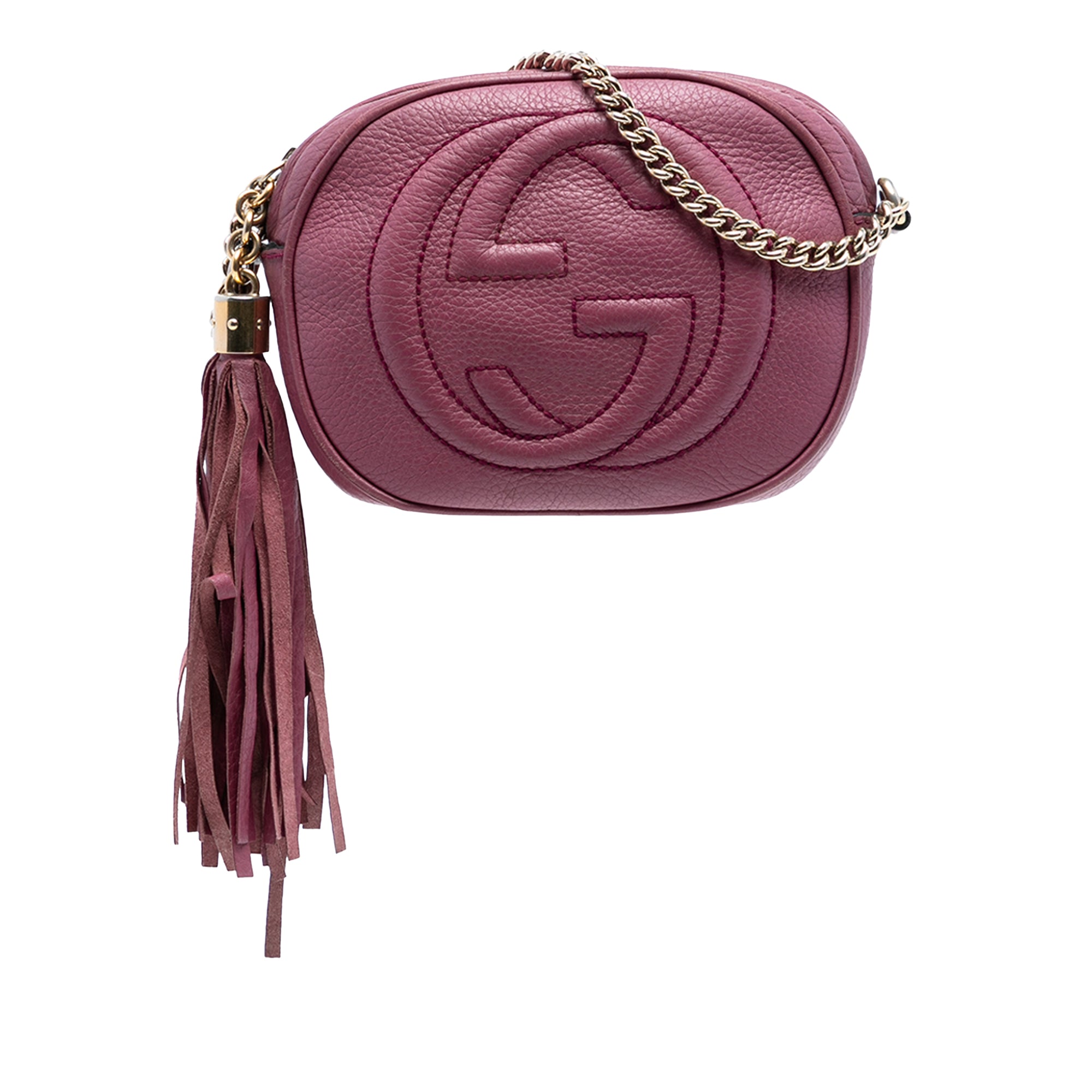 Mini Pebbled Calfskin Soho Chain Crossbody - Image 1