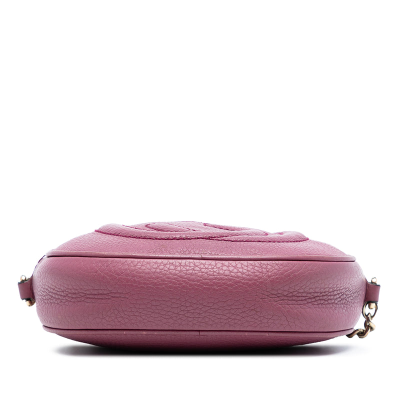 Mini Pebbled Calfskin Soho Chain Crossbody - Image 3
