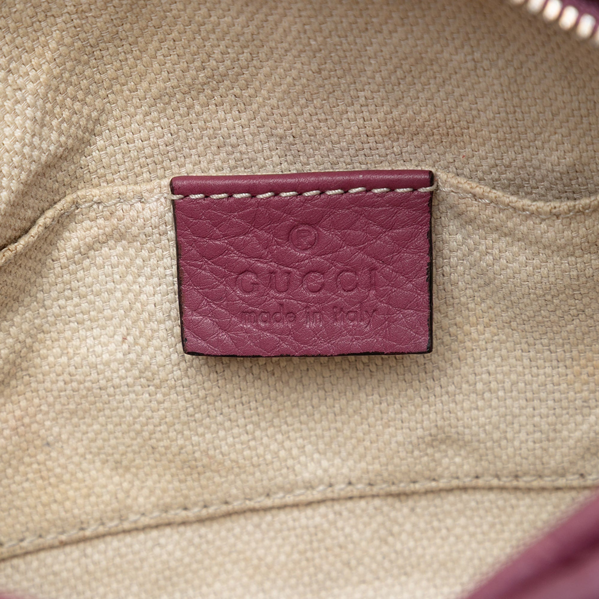 Mini Pebbled Calfskin Soho Chain Crossbody - Image 5