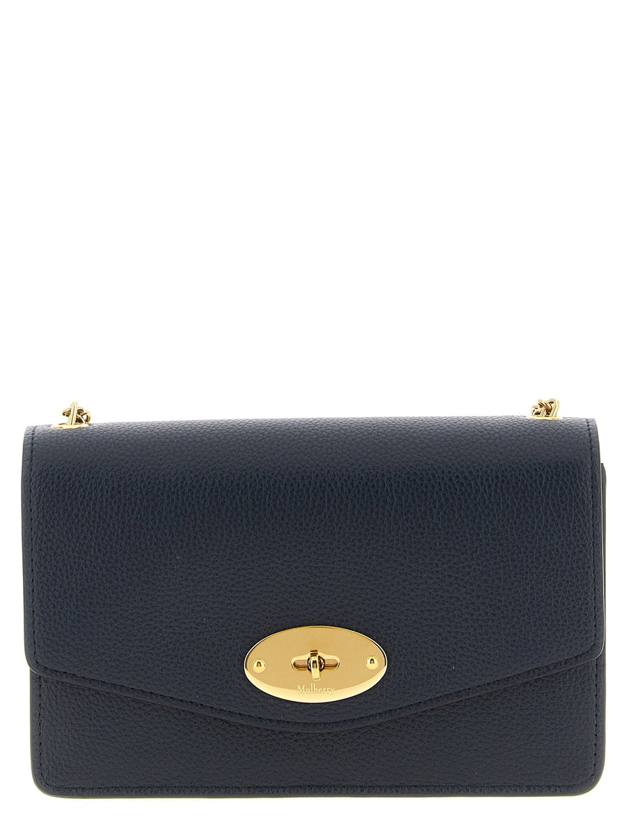 Mulberry Shoulder Bag — Navy Grenade Leather Exterior