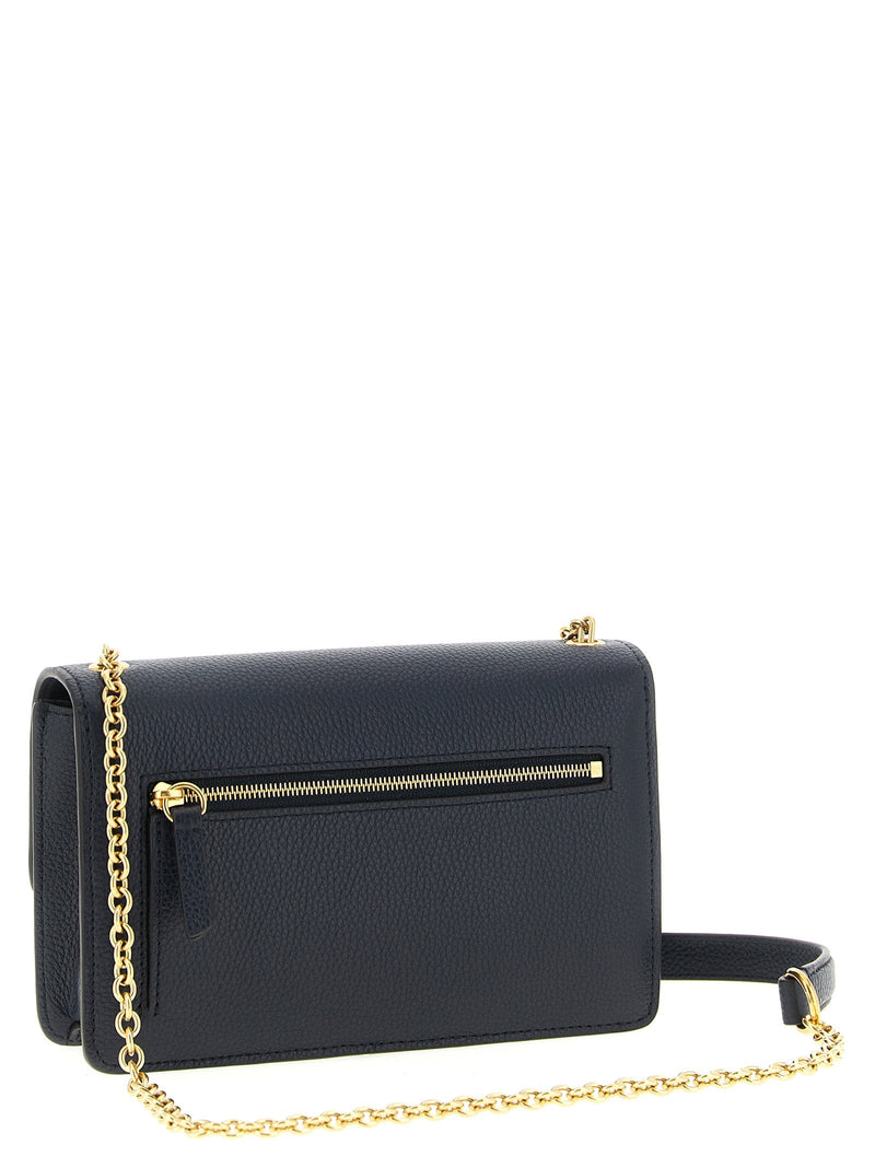 Mulberry Shoulder Bag — Navy Grenade Leather Exterior