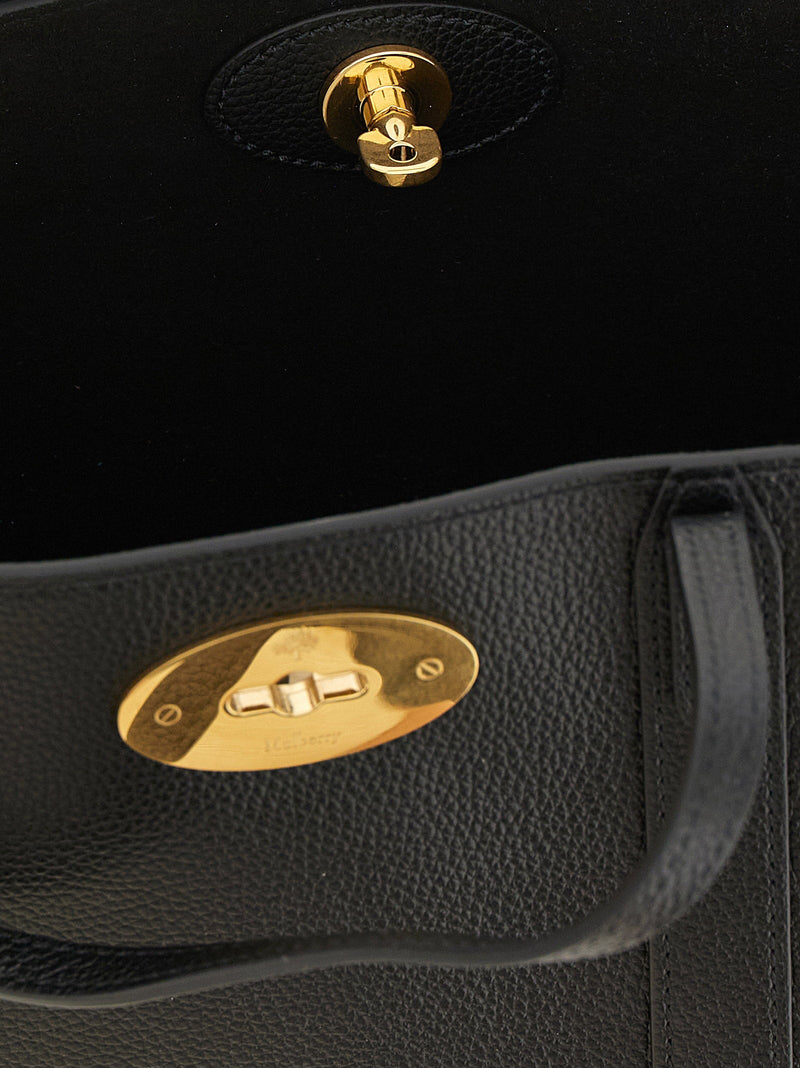 Mulberry Bayswater Tote Bag — Black Hammered Calf Leather