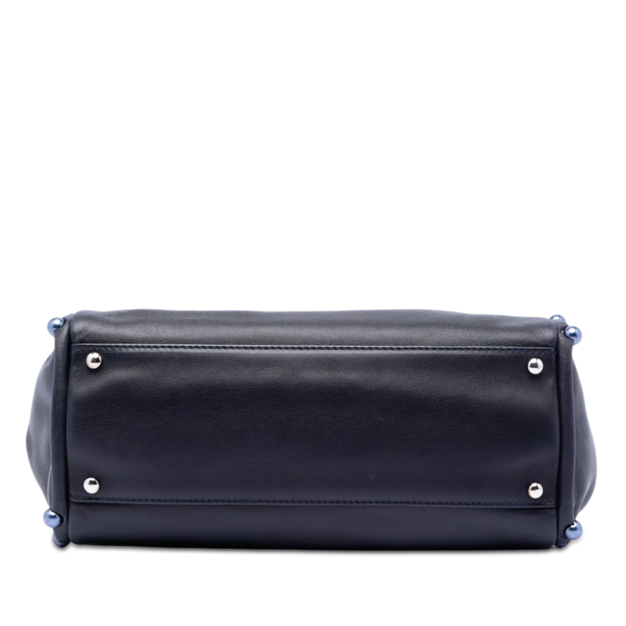 Small Lambskin Pearl Obsession Accordion Tote - Image 3