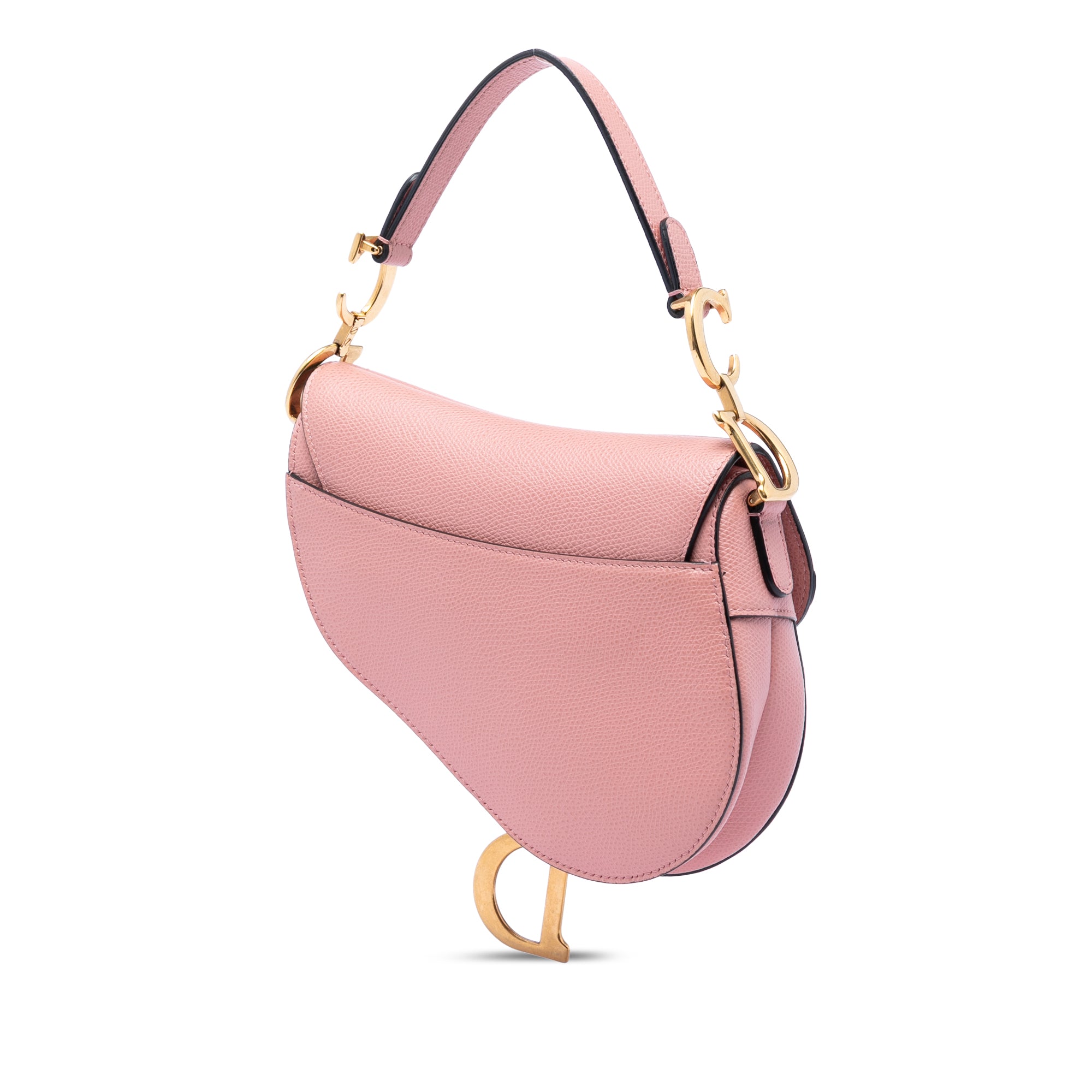 Mini Grained Calfskin Saddle Bag - Image 2