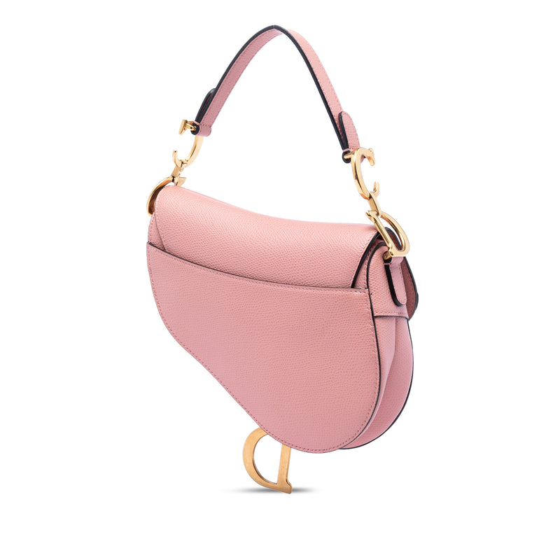 Mini Grained Calfskin Saddle Bag - Image 2