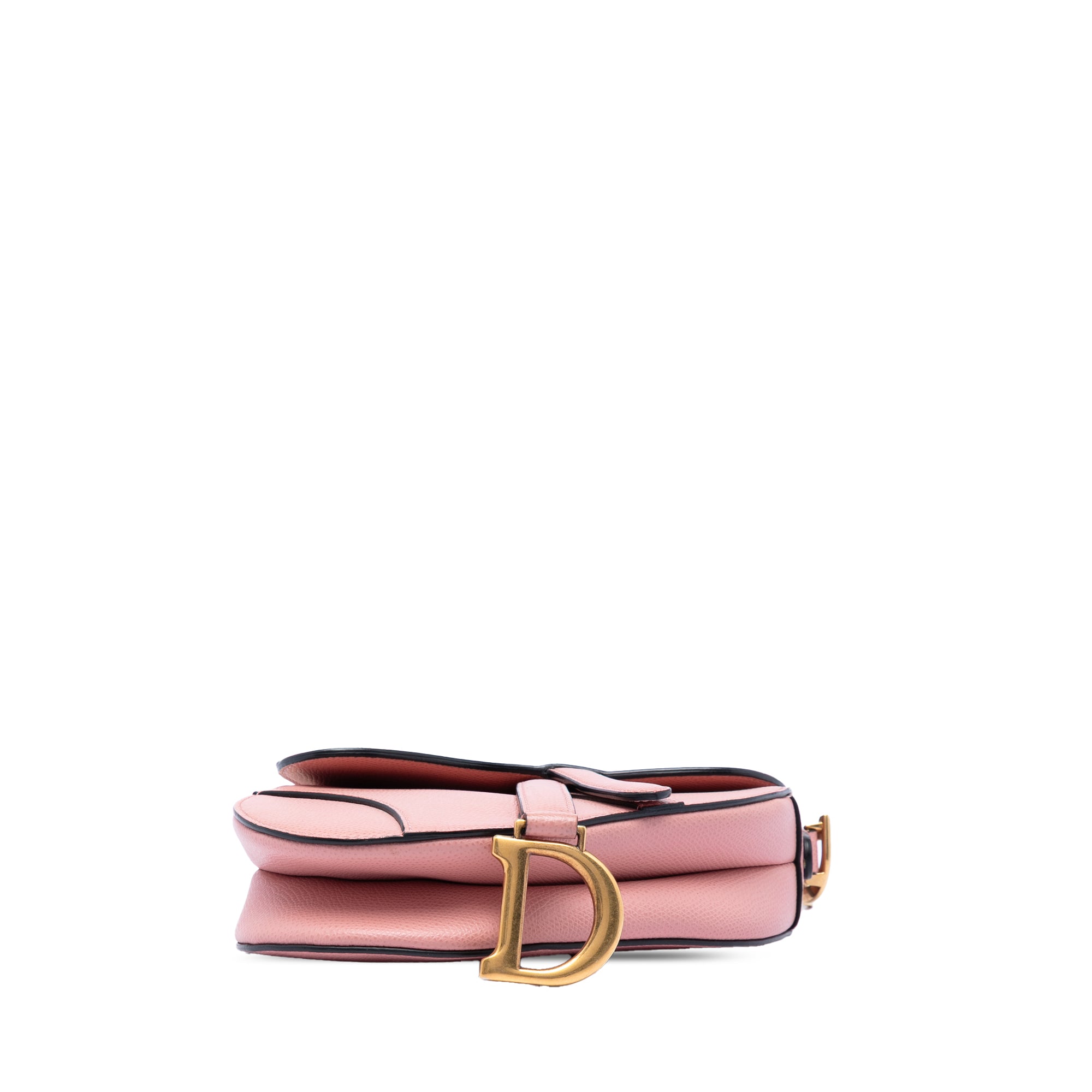 Mini Grained Calfskin Saddle Bag - Image 3