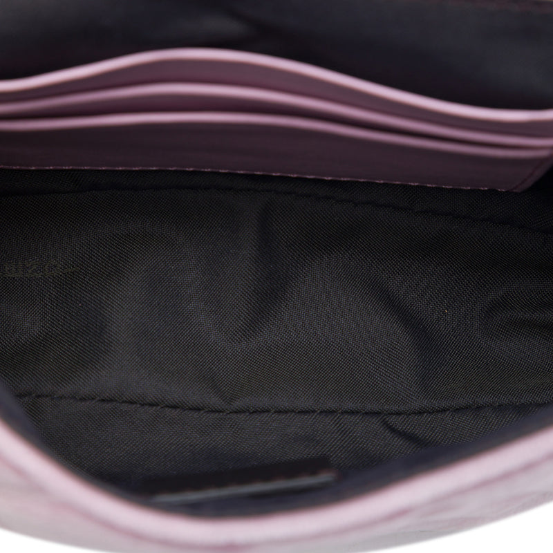 Mini Zucca Embossed Velvet Baguette Satchel - Image 4