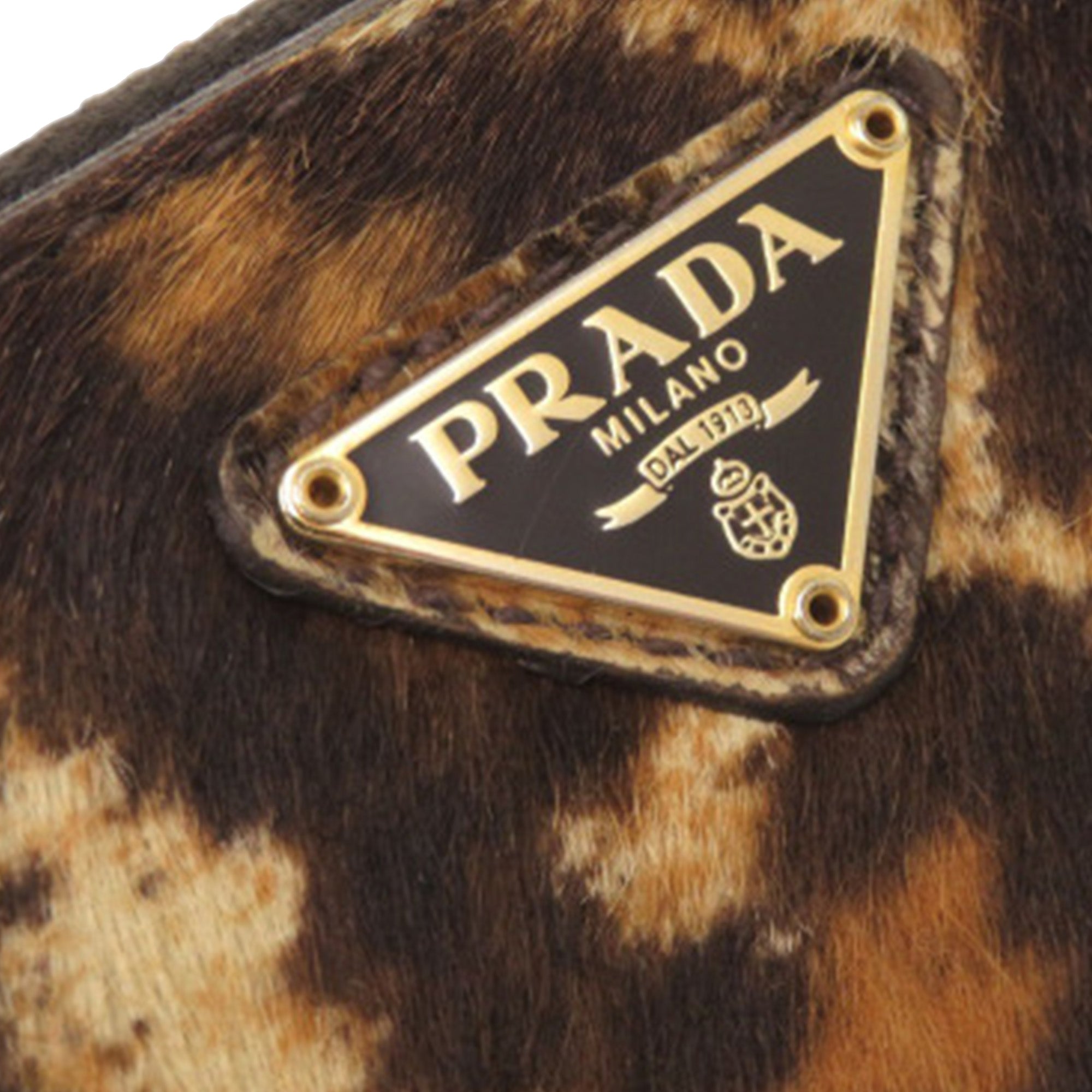 Pony Hair Leopard Print Zip Around Wallet - Image 20