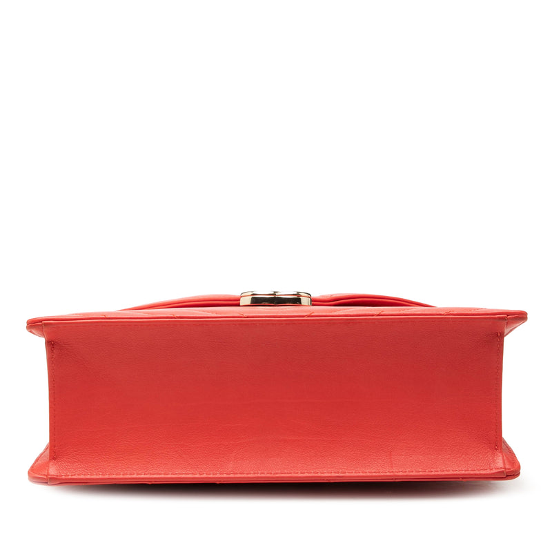 Medium CC Chevron Calfskin Envelope Flap - Image 3