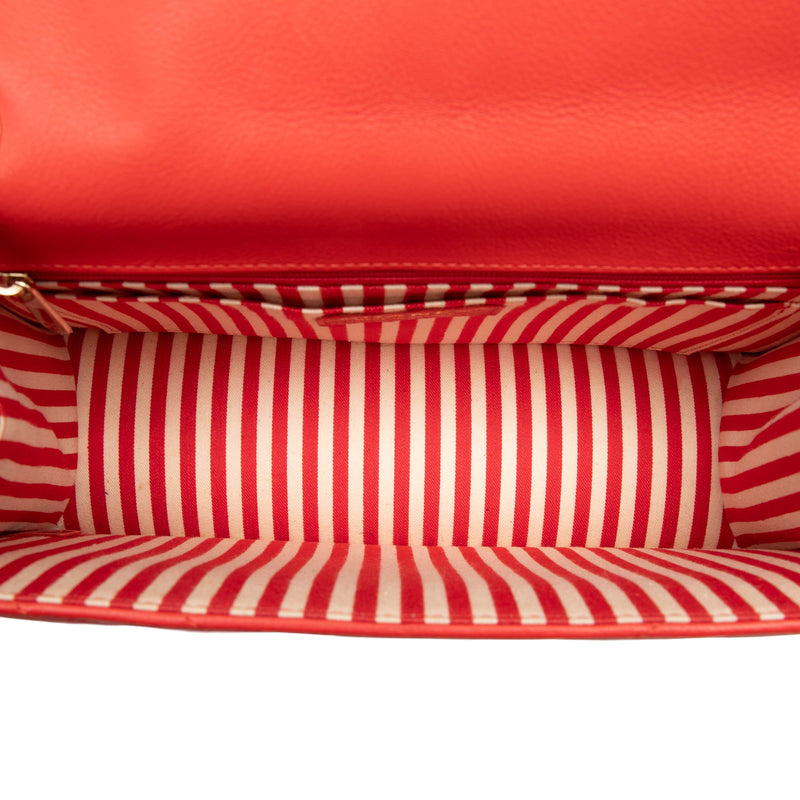 Medium CC Chevron Calfskin Envelope Flap - Image 4