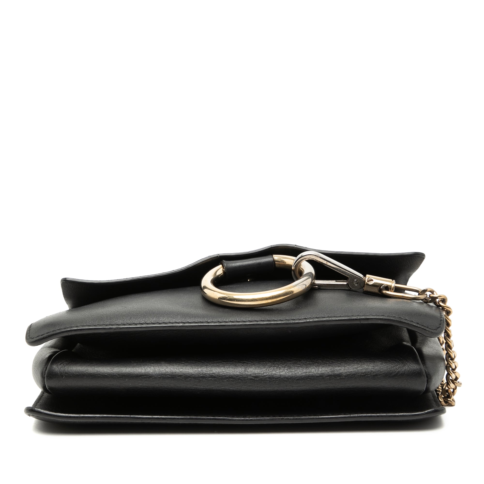 Small Suede and Calfskin Faye Crossbody - Image 3