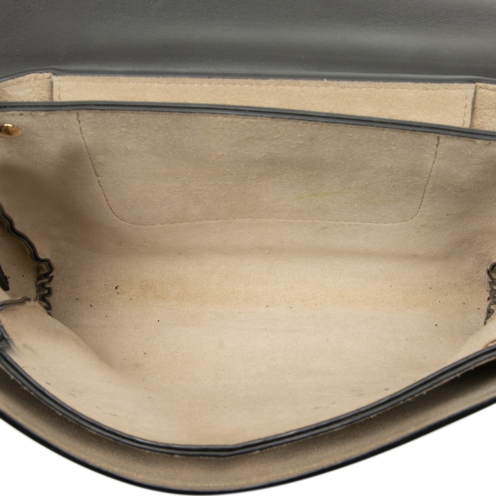 Small Suede and Calfskin Faye Crossbody - Image 4