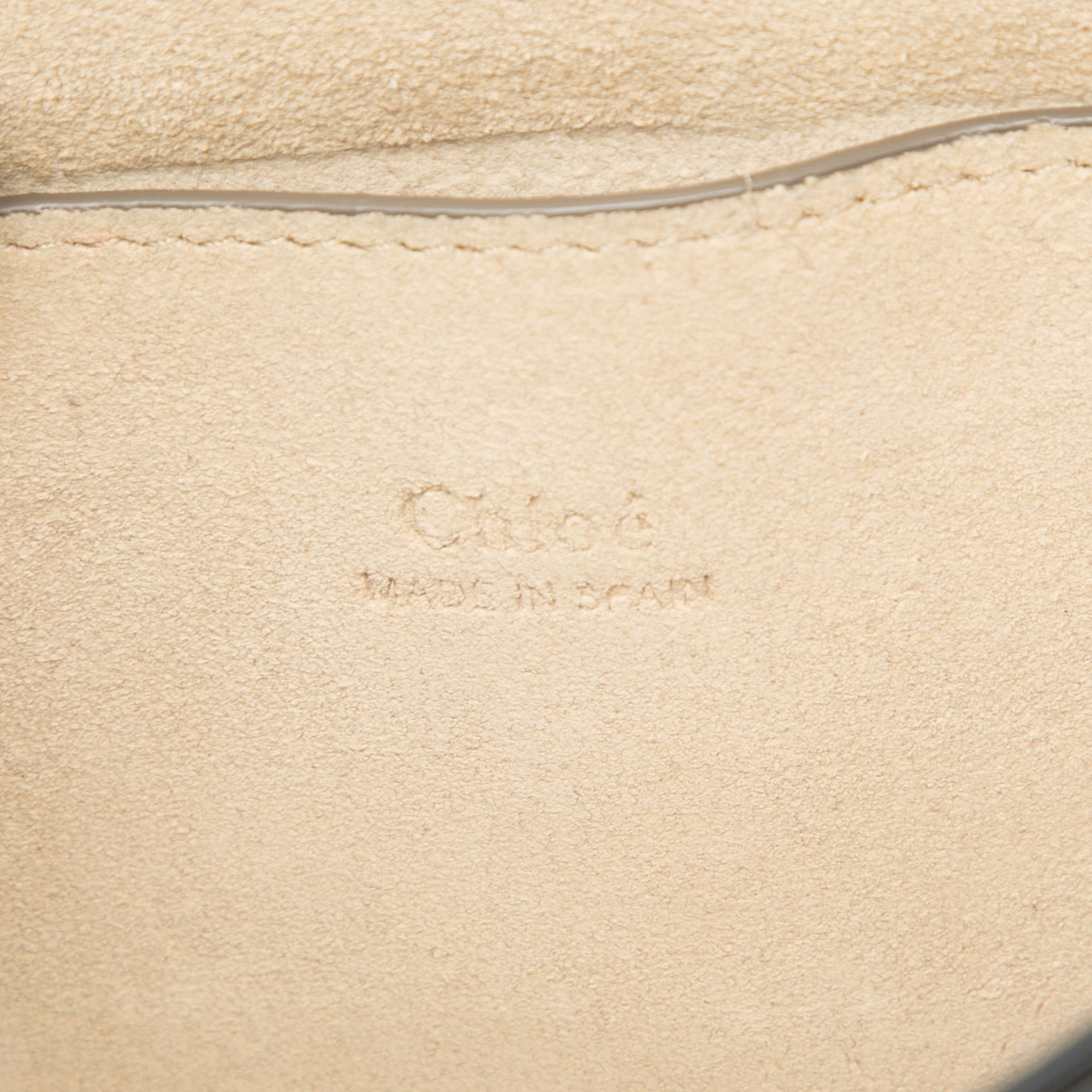 Small Suede and Calfskin Faye Crossbody - Image 5