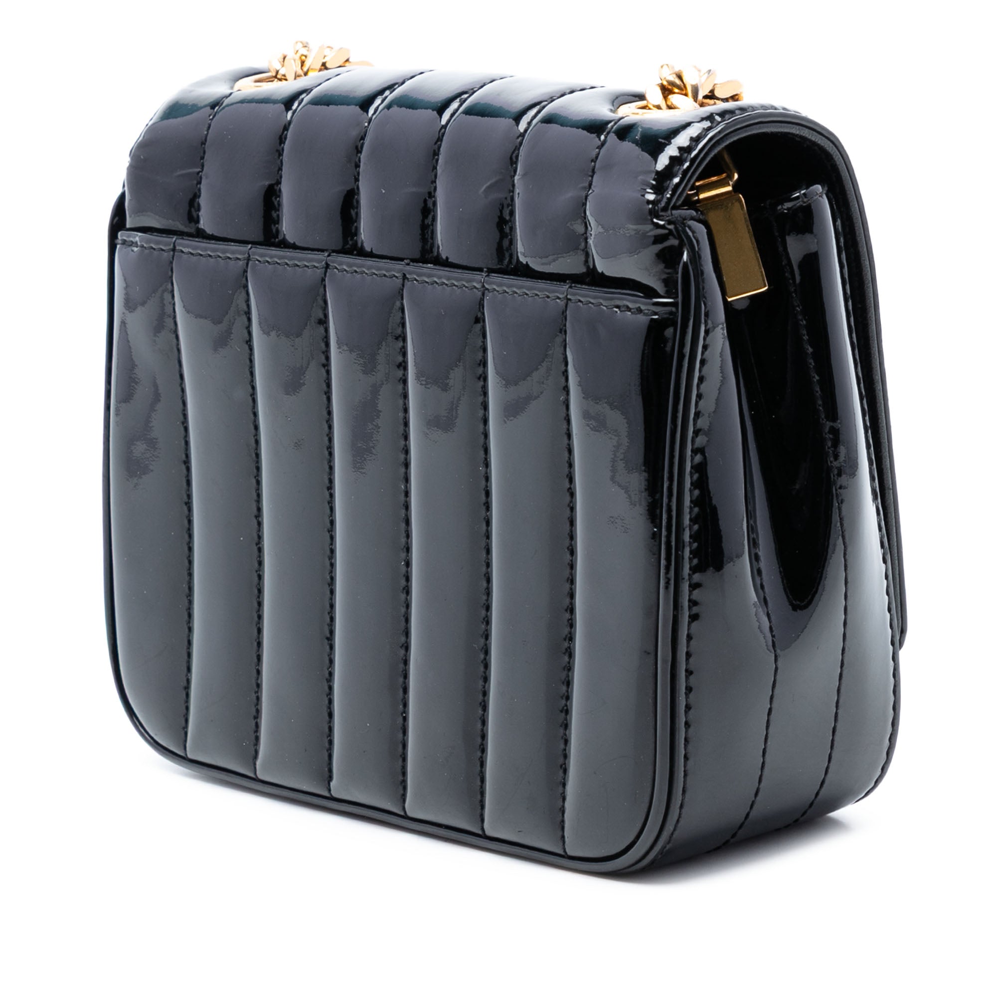 Small Patent Monogram Vicky Chain Bag - Image 2