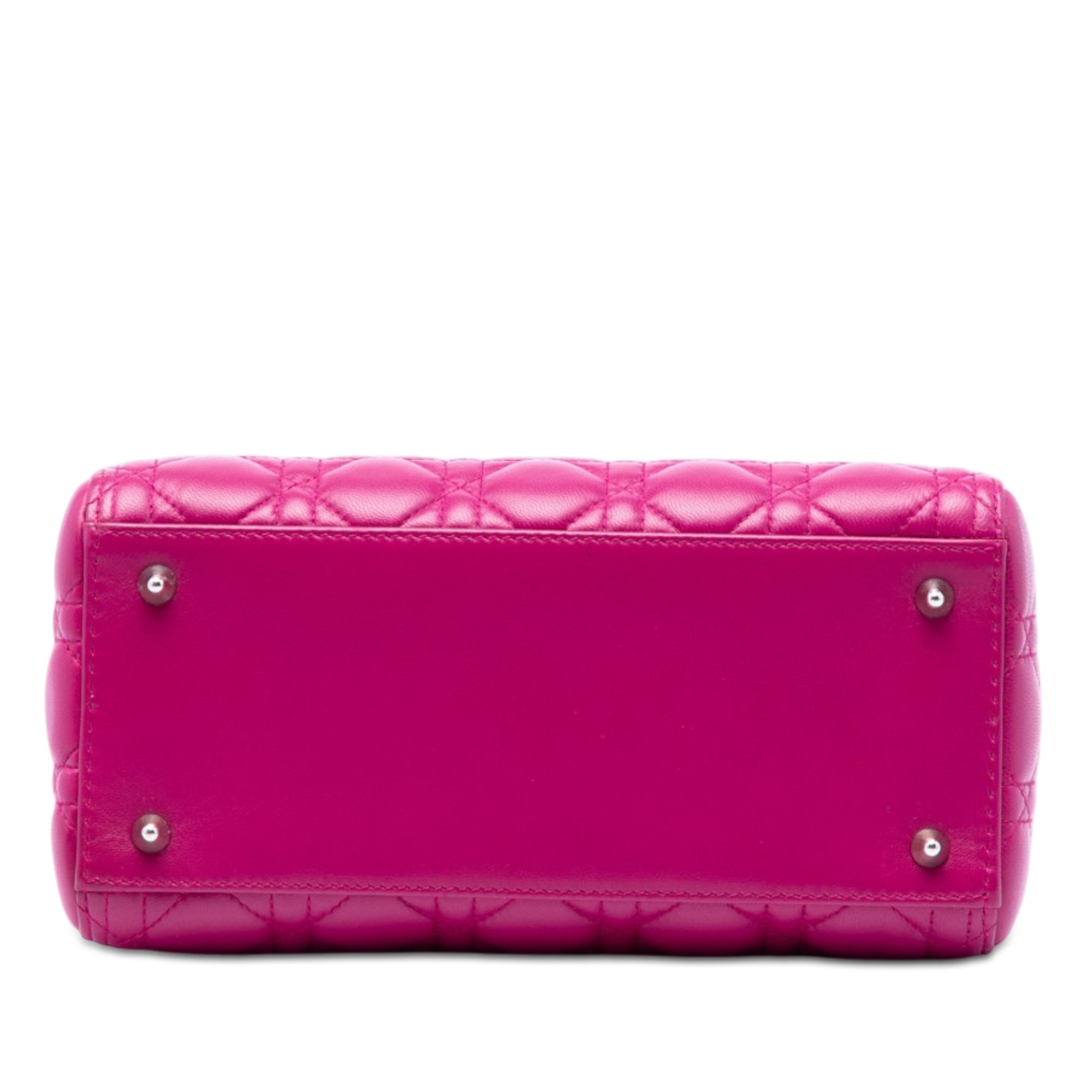 Medium Lambskin Cannage Lady Dior - Image 3