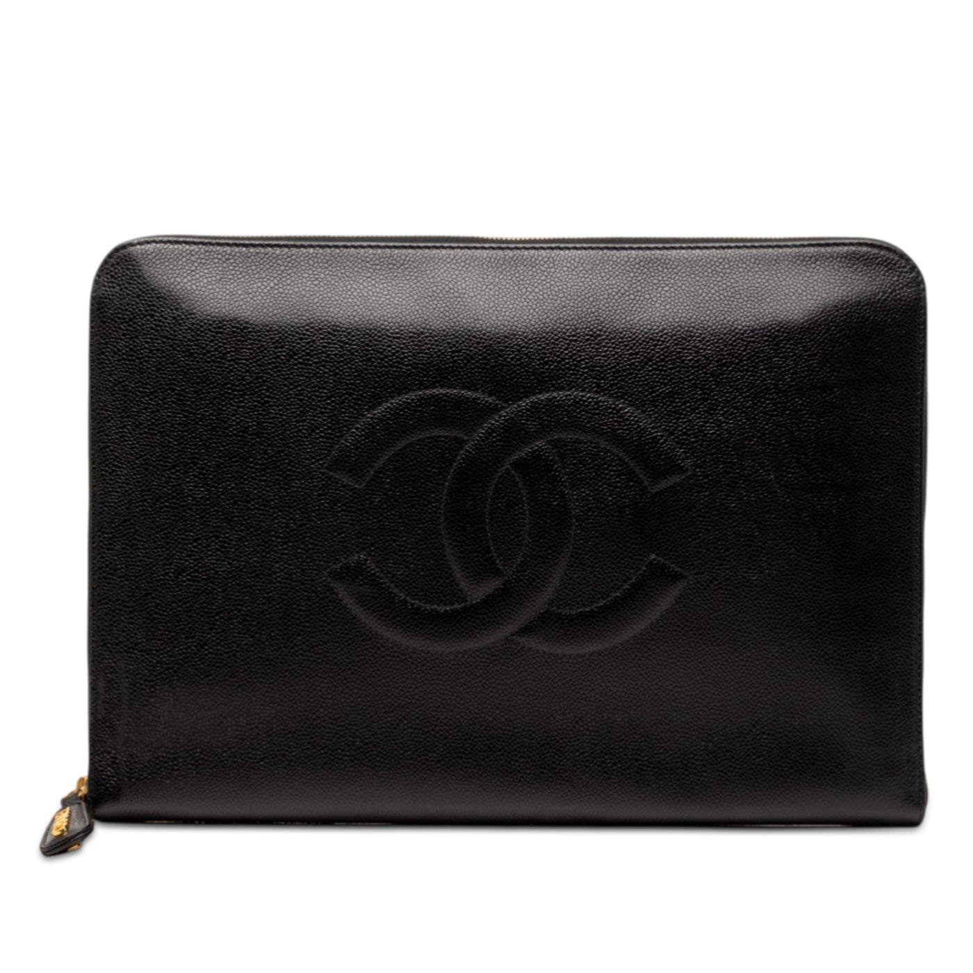 CC Caviar Documents Portfolio Clutch - Image 1