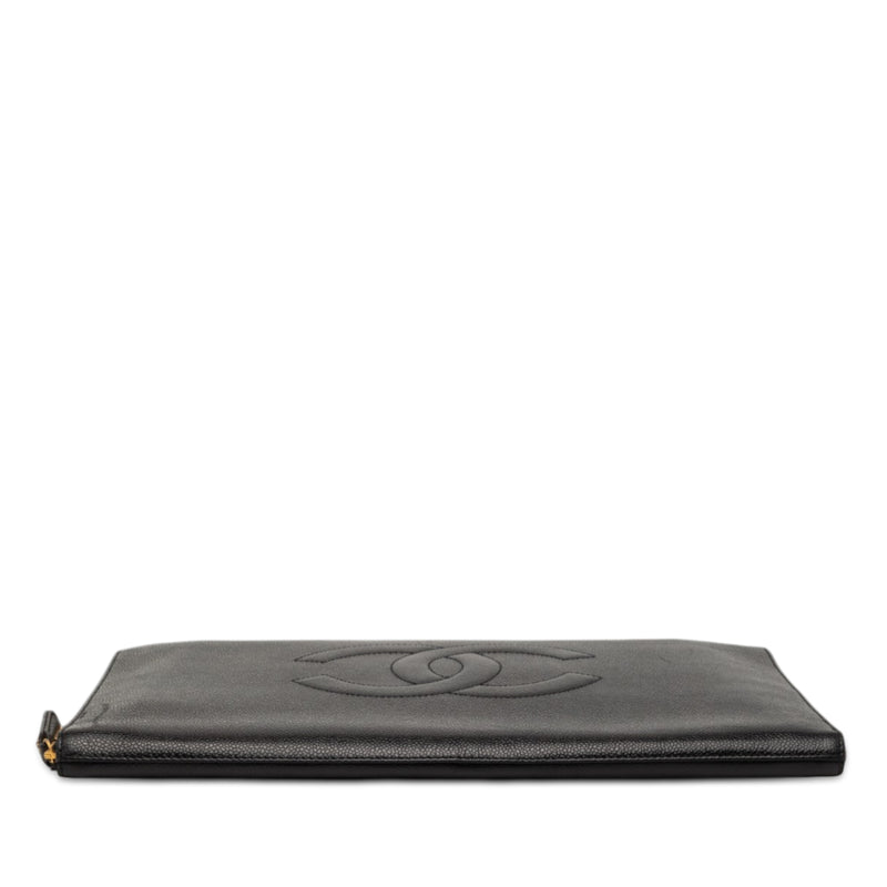 CC Caviar Documents Portfolio Clutch - Image 3
