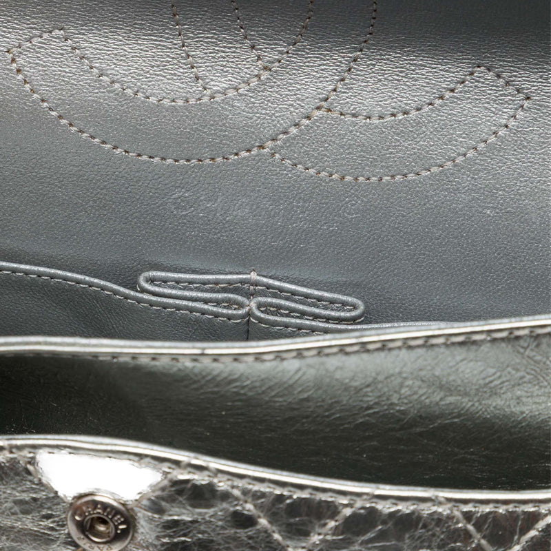 Quilted Metallic Aged Calfskin Reissue 2.55 Double Flap 226 - Image 5