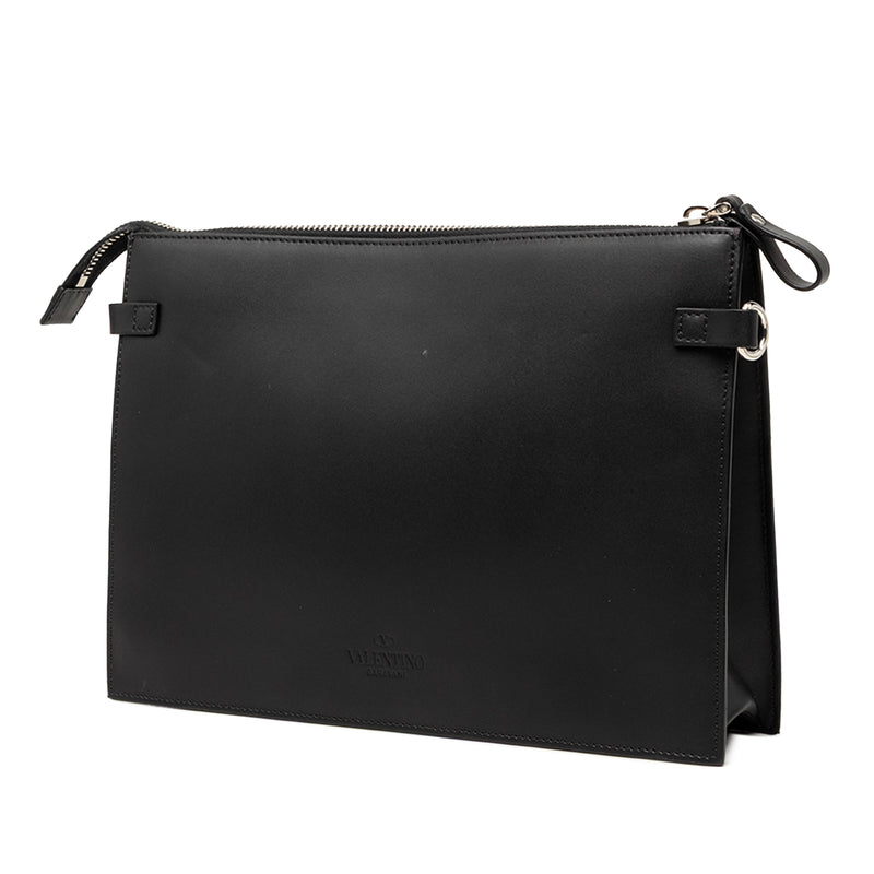 Leather VLTN Clutch - Image 2