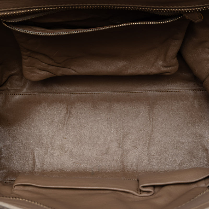 Leather Luggage Tote - Image 4