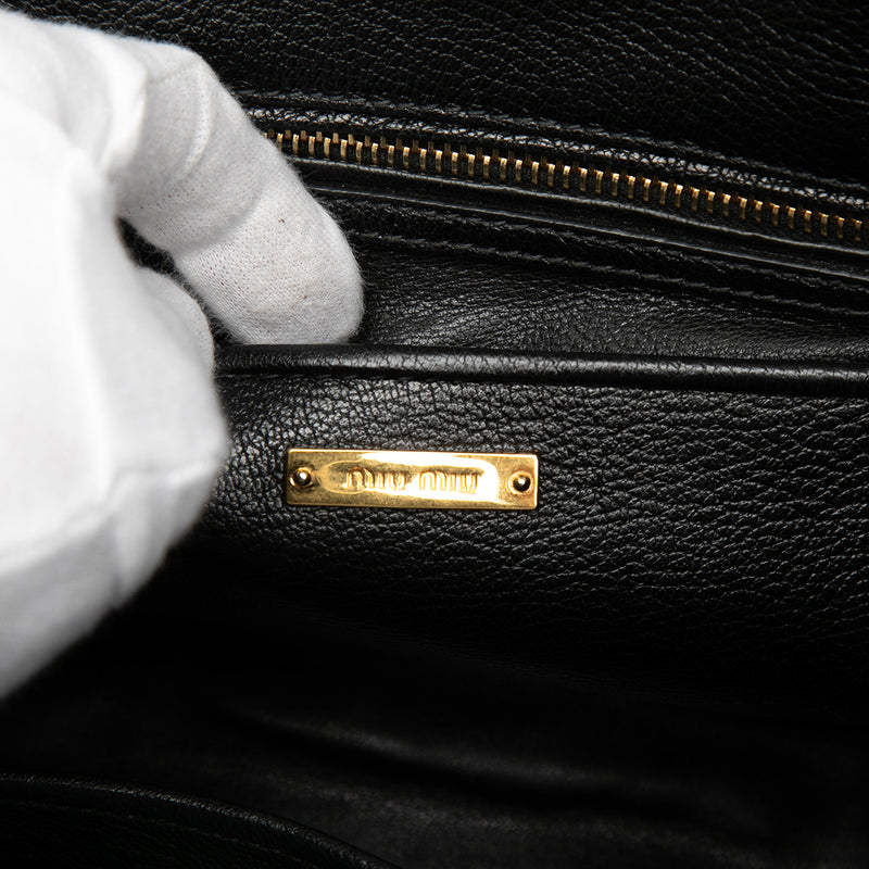 Matelasse Denim Biker Tote - Image 5