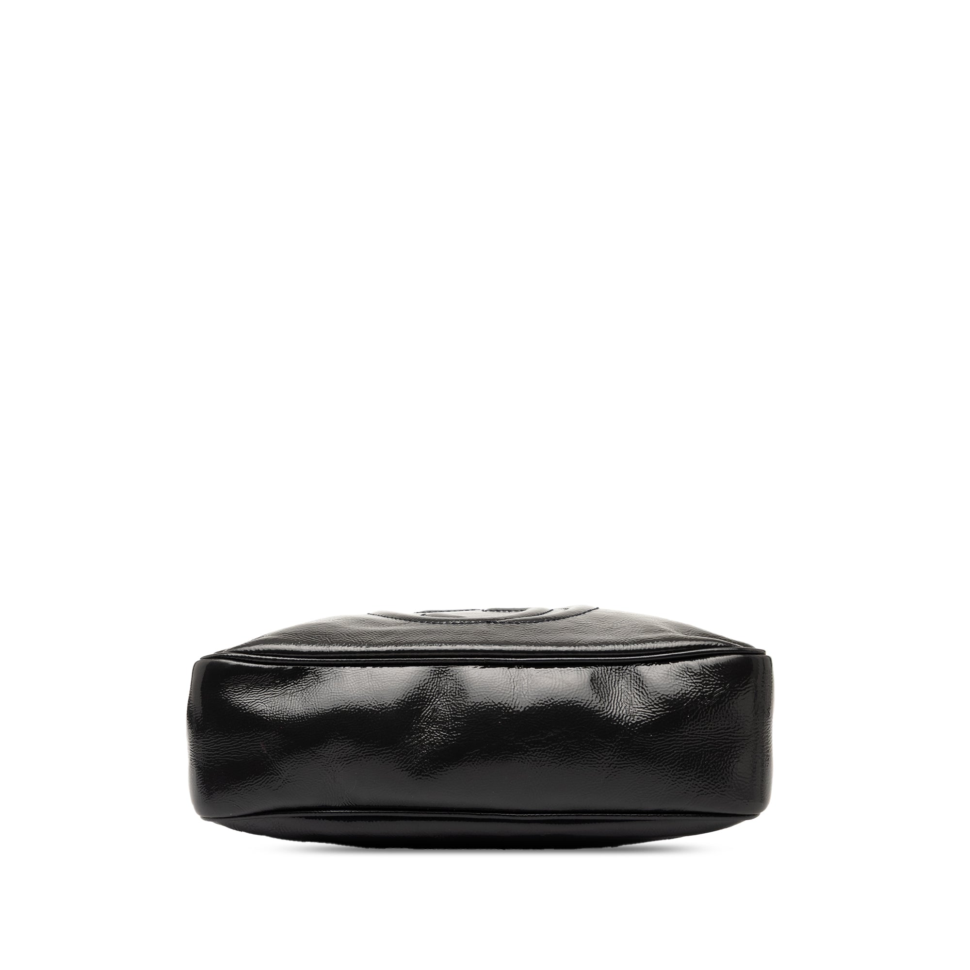 Patent Soho Chain Zip Shoulder Bag - Image 3