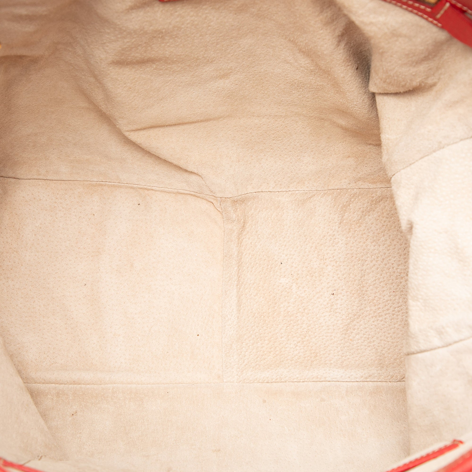 Large Saffiano Trimmed Canapa Convertible Tote - Image 4