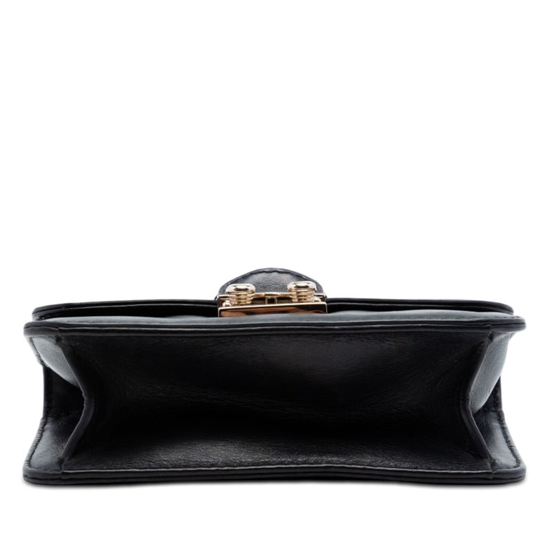 Mini Leather Rockstud Glam Lock Crossbody - Image 3