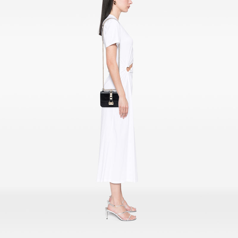 Mini Leather Rockstud Glam Lock Crossbody - Image 7