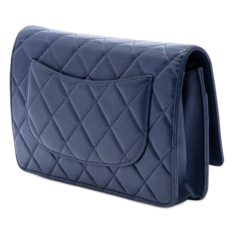 CC Quilted Lambskin Wallet On Chain - Image 2