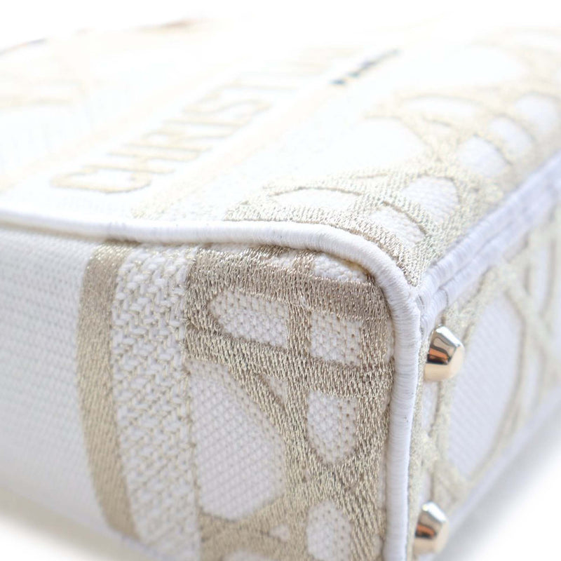 Mini Embroidered Canvas Cannage Lady D Lite - Image 7