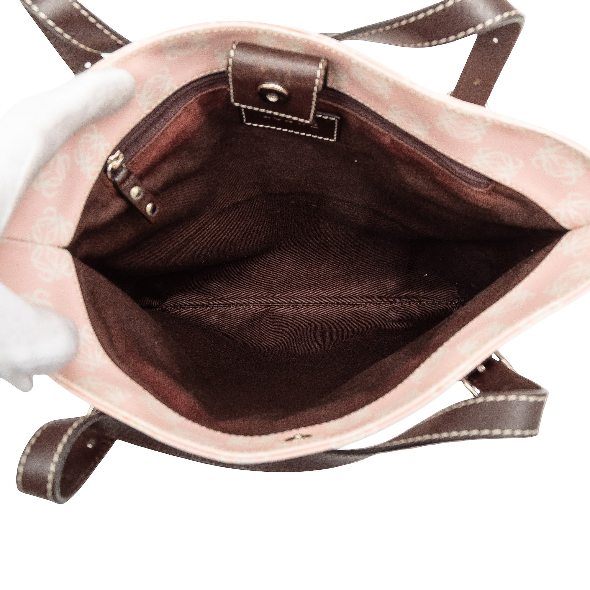 Anagram Coated Canvas Tote - Image 4