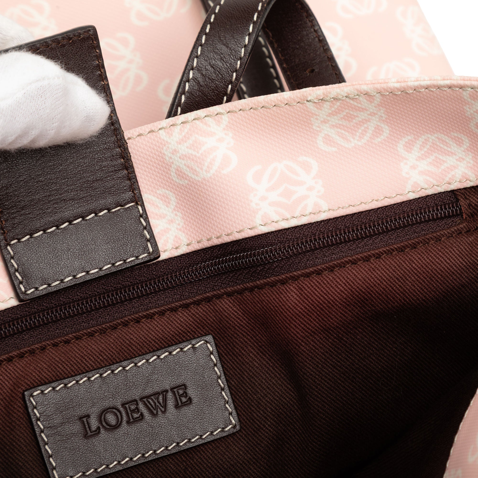 Anagram Coated Canvas Tote - Image 6