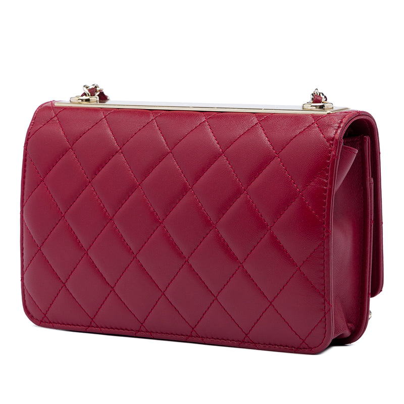 Quilted Lambskin Trendy CC Wallet On Chain - Image 2
