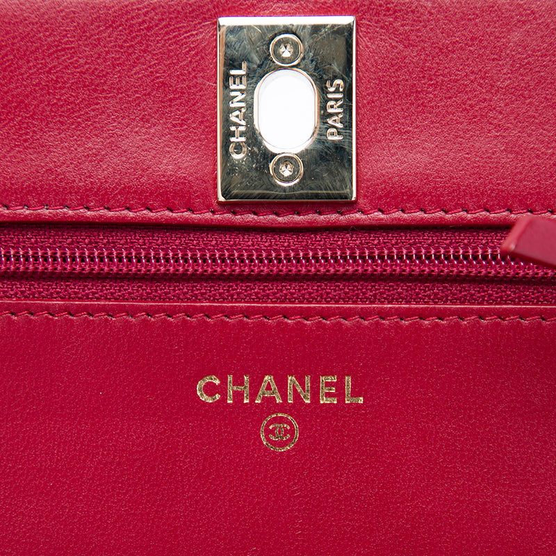 Quilted Lambskin Trendy CC Wallet On Chain - Image 5