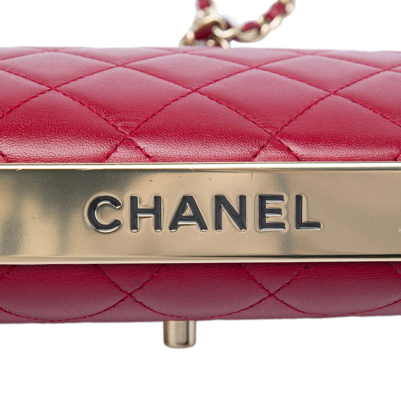 Quilted Lambskin Trendy CC Wallet On Chain - Image 6