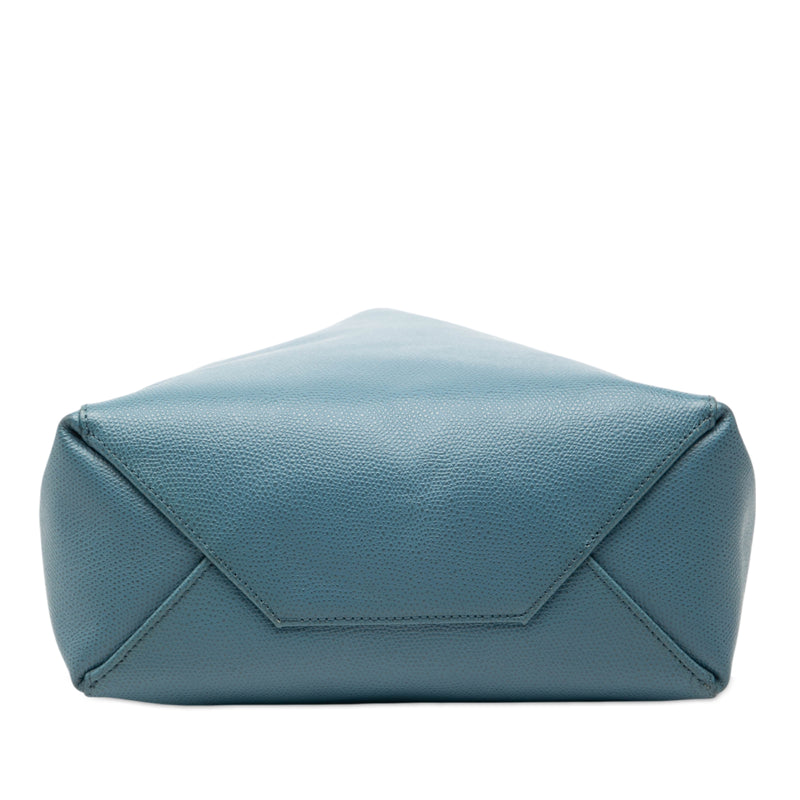 Small Grained Calfskin Vertical Cabas Satchel - Image 3