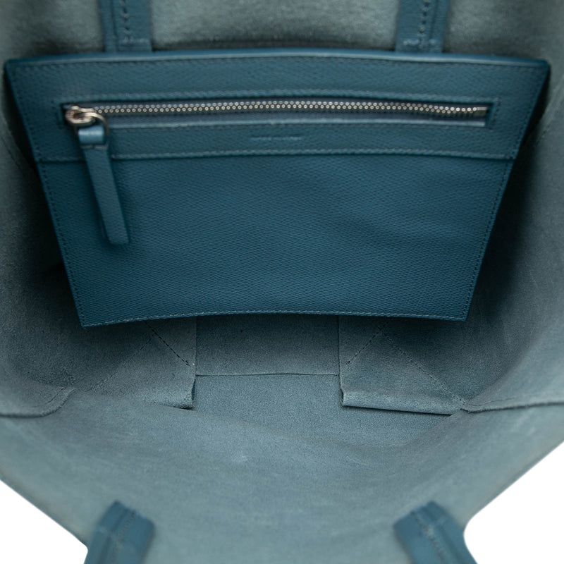 Small Grained Calfskin Vertical Cabas Satchel - Image 4