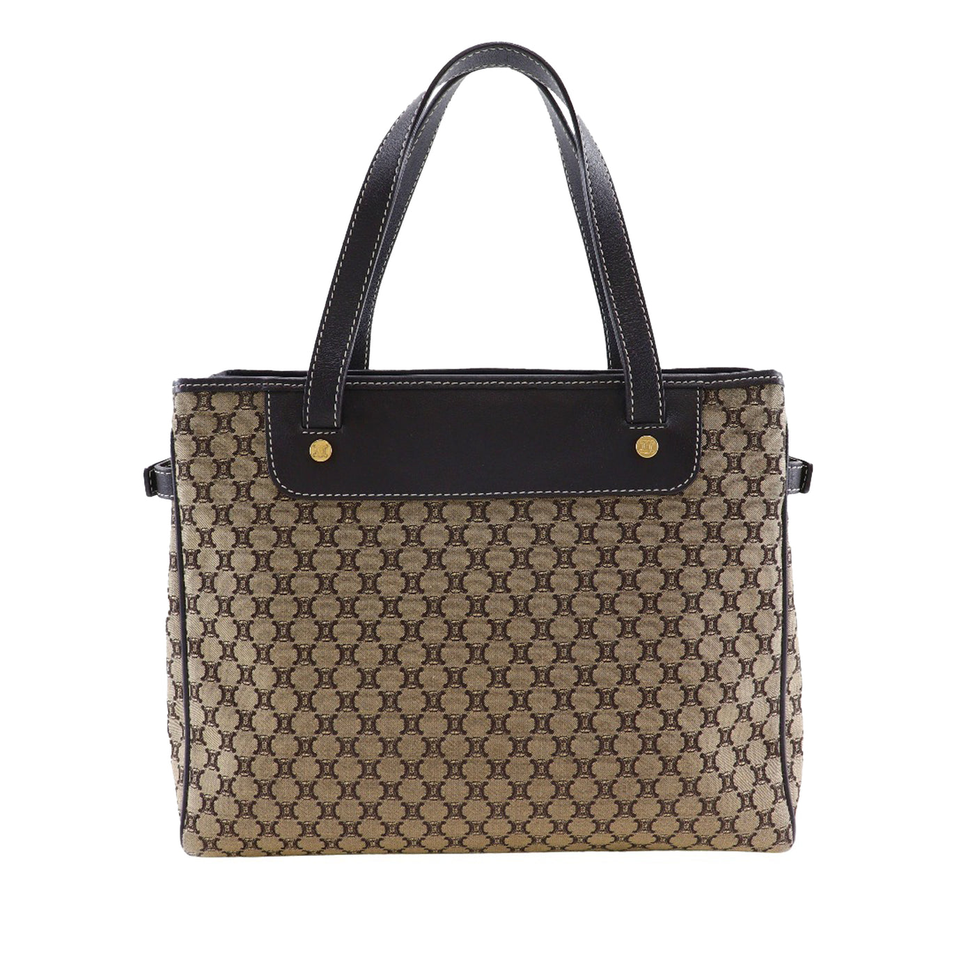 Macadam Coated Canvas Tote - Image 1