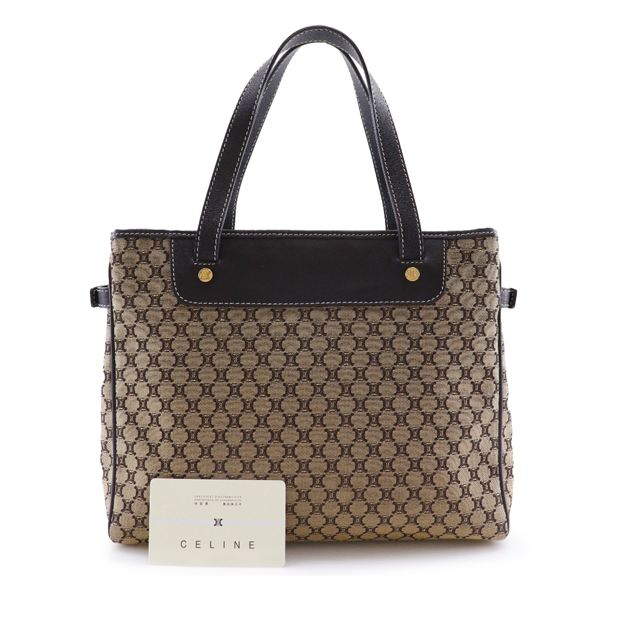 Macadam Coated Canvas Tote - Image 12
