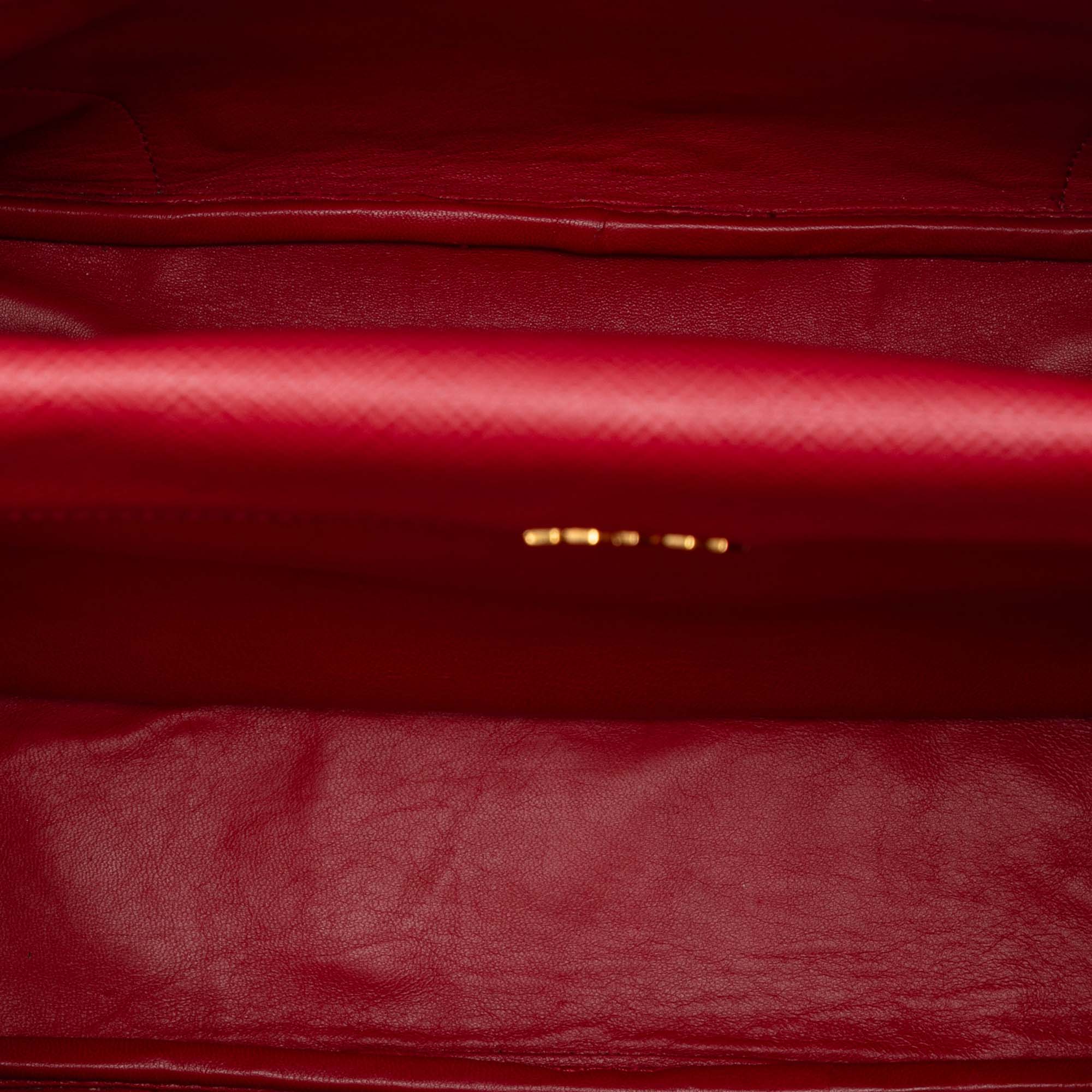 Large Canapa and Saffiano Double Satchel - Image 4