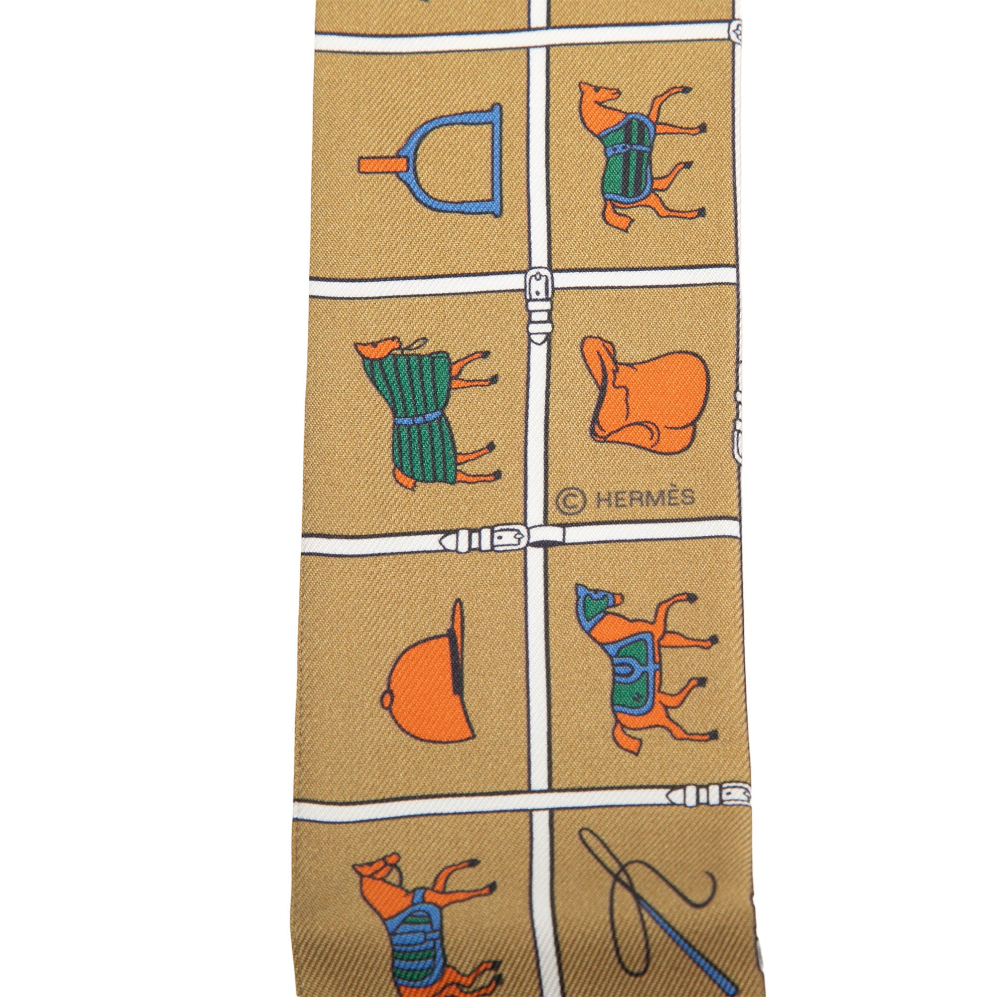 Couvertures et Tenues de Jour Silk Twilly Scarf - Image 3