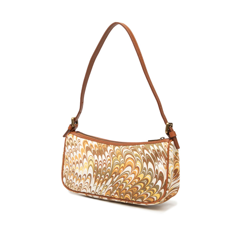 Printed Canvas Shoulder Bag - Image 2